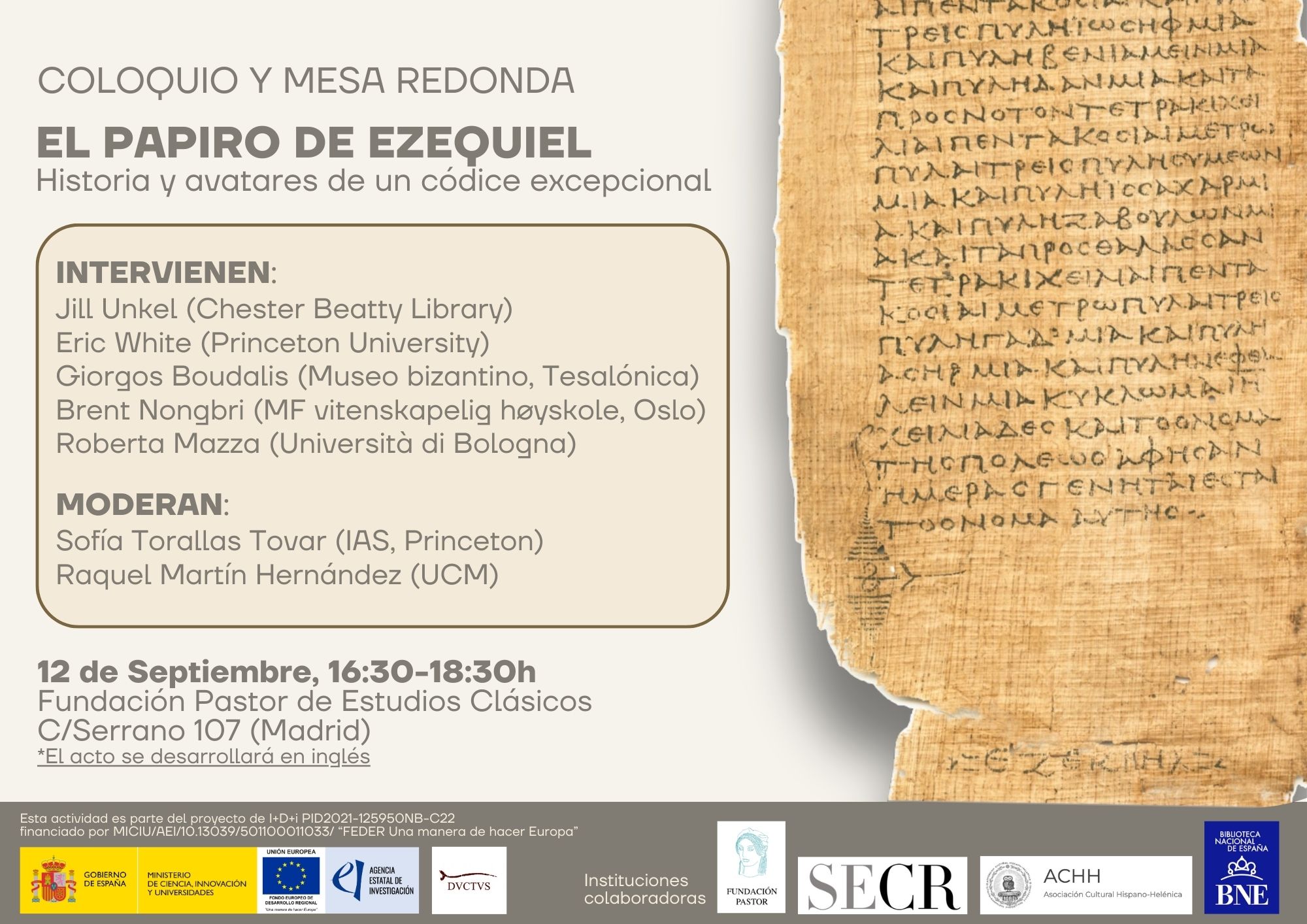 El papiro de Ezequiel